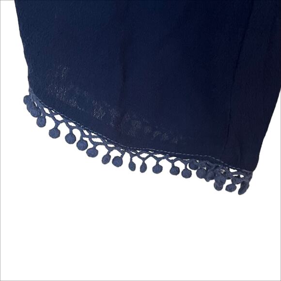 NWT Flowers of Romance Dip Dye Ombre Mini Dress in Blue White Size Medium - Picture 6 of 9